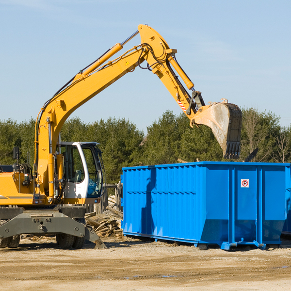 can i choose the location where the residential dumpster will be placed in Lindsey OH
